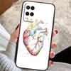 Human Heart Anatomy Case For OPPO A72 A52 A54S A57S A17 A77 A74 A94 A5 A9 A53 A15 A16 A76 A96 A18 A58 A78 A98