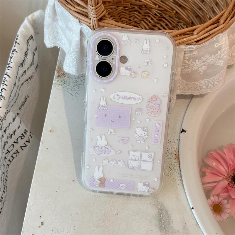

Cartoon Rabbit Girl iPhone 17/16 Pro Max/15/14 Case Apple 15 Pro Max