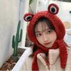 Cute Women  Beanie Hat Warm Warm Hat Cap Ladies Fashion Knitted  Frog Hat  Party Use