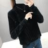 Female Cashmere Blended Knitted Sweater Women Tops Autumn Winter Turtleneck Pullovers