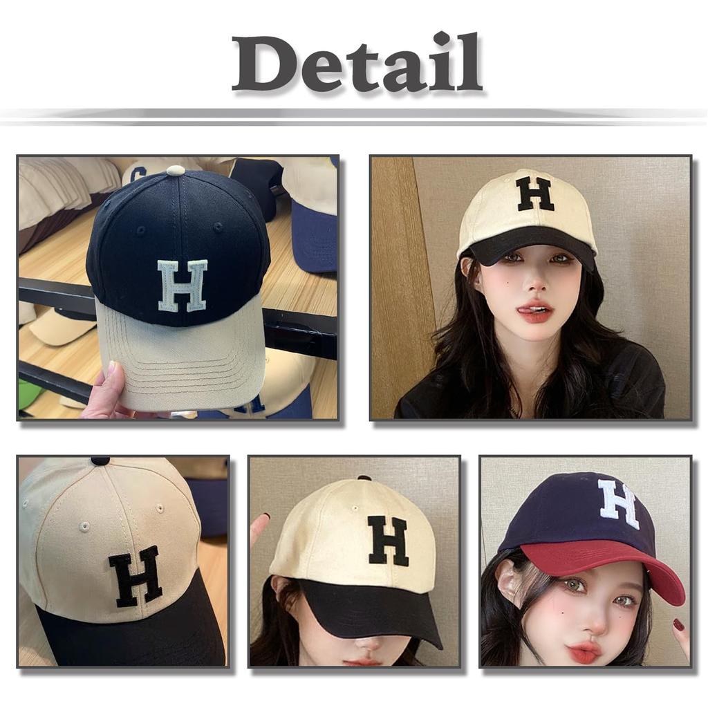 Casquette de baseball CZ041 [Croc Blanc], Chapeau, Logo, Lettres, Casquette, Élégant, Décontracté, Pop, Femme, Homme, (Marine)