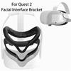 Facial Interface Bracket for Meta/Oculus Quest 2 Replaceable PU Foam Face Pad Cover Frame Sweatproof & Comfortable for Quest 2
