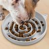 Langsamer Futternapf für Kätzchen, geeignet für Trocken- und Nassfutter, auslaufsicher, labyrinthförmig, rutschfest, für Balkon und Schlafzimmer
