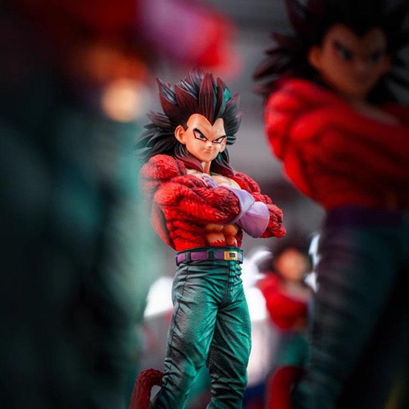 Jt New 30cm Dragon Ball Anime Figure Super Saiyan 4 Vegeta Figure Ssj4 Action Figures Goku Pvc Statue Collection Model Toys Gift