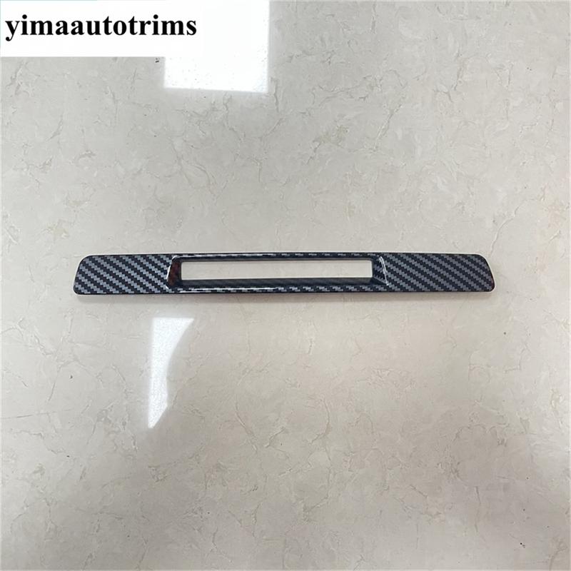 

Center Control trument CD Panel Decoration Cover Trim For Mazda CX-3 CX3 2015 - ABS Carbon Fiber Accessories Interior