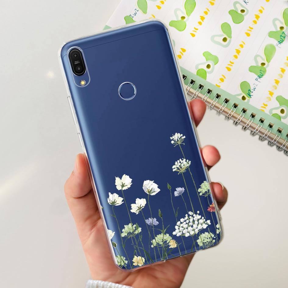 5.99" Case For Asus Zenfone Max Pro (M1) ZB601KL ZB602K Cover X00TDB Fashion Pattern Clear Soft Silicone Fundas Phone Back Cover