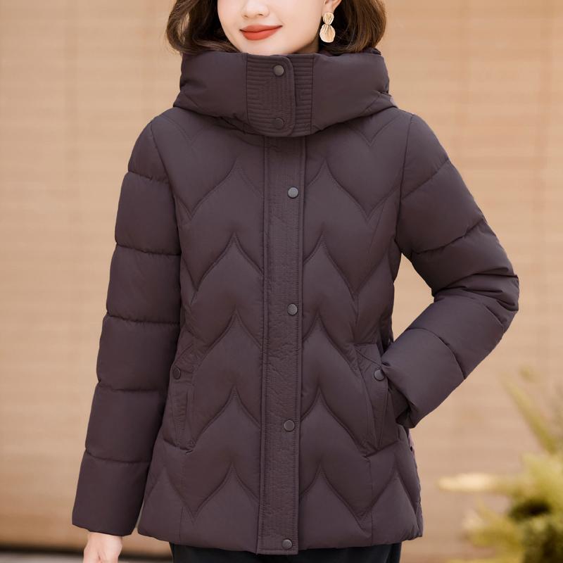 Dámské zimní kabáty s kapucí, ležérní, silné, teplé, krátké parky, dámské bundy