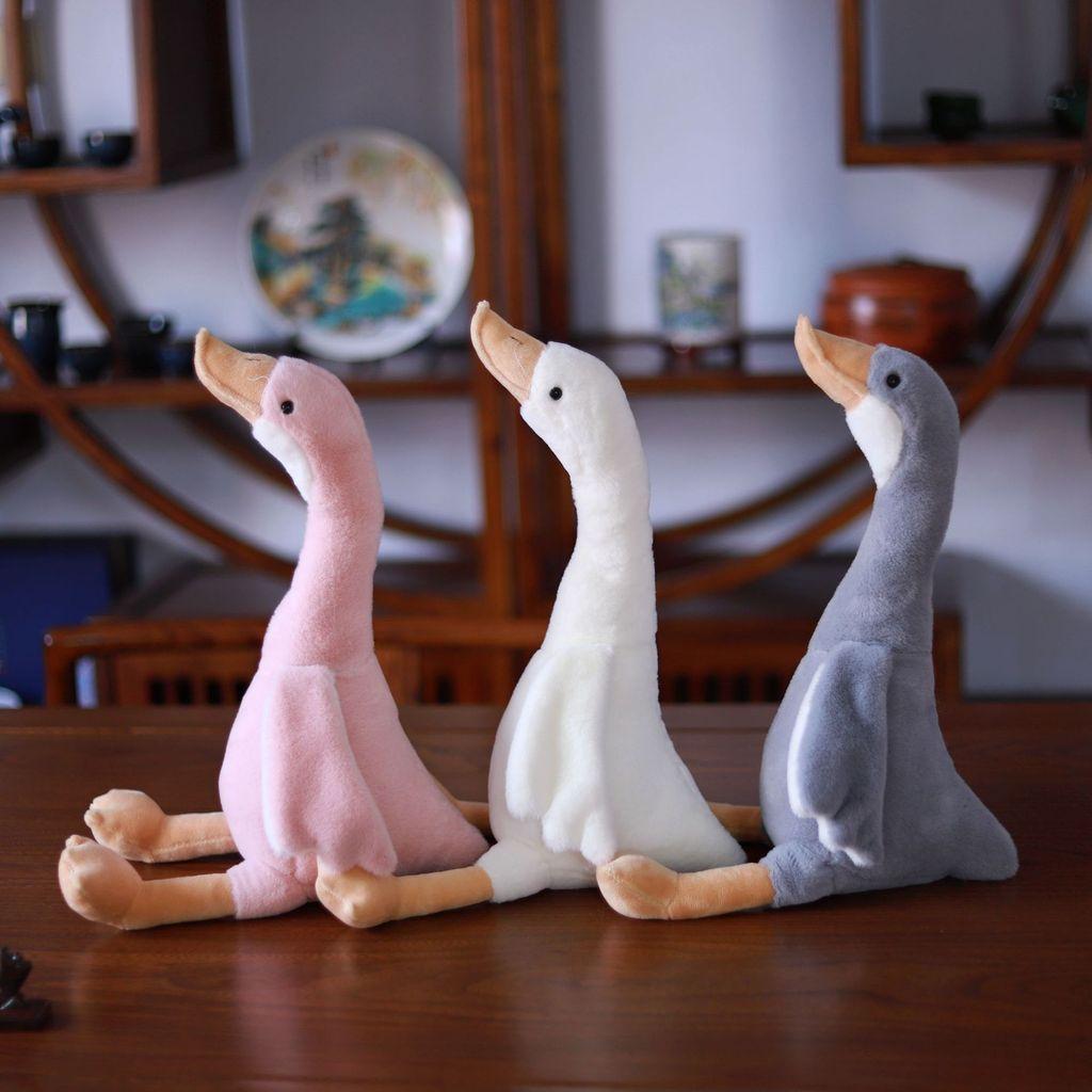 Plush Duck Sleeping Large White Goose For Kids Gift And Nap Support
