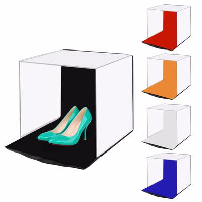Portable Photo Studio Lighting Cube Tent Kit 40CM Soft Light Box /& 4 Backgrounds