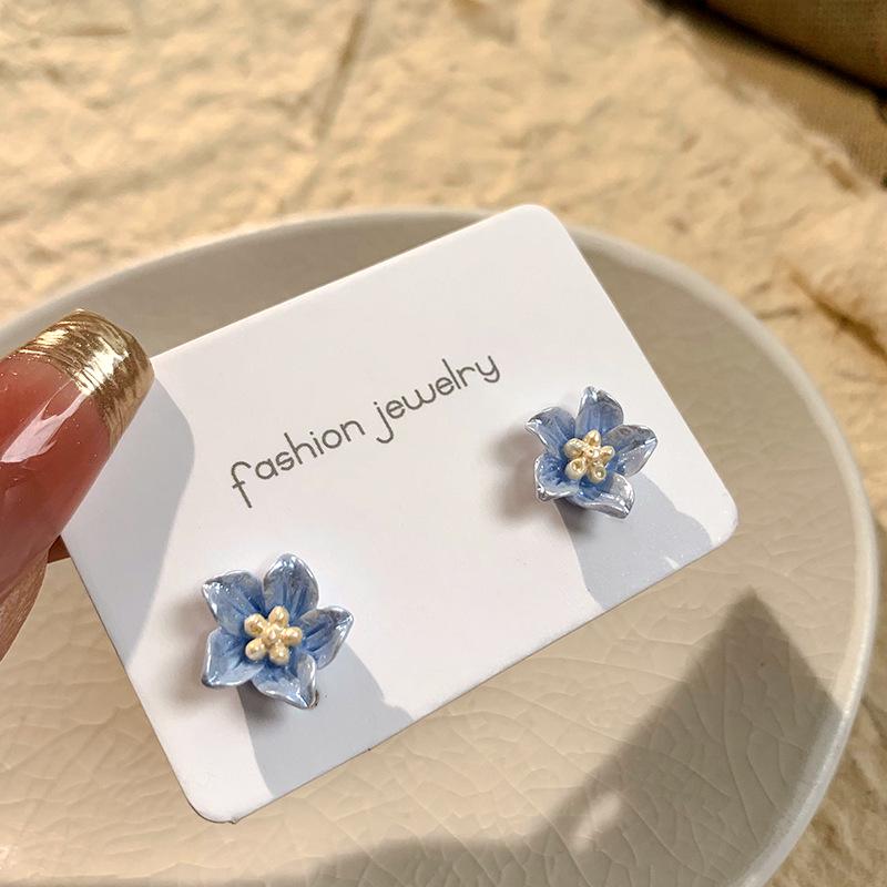 

Сладкие серьги-пусеты из смолы с камелиями: Стиль Мори, Маленький, Простой, Элегантный, Идеально для лета