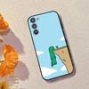 Cute J-Jogumans Dinosaur Phone Case For Samsung Galaxy A73,A72,A71,A70,A53,A52,A51,Soft Silicone Black Cover