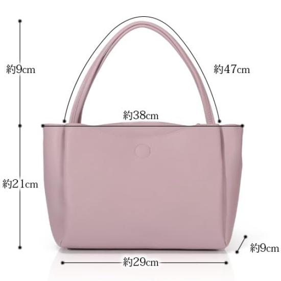 Tote Bag for Large for Storage with Stylish Bag [SARAi LLC] Women, Popular, Capacity, Lightweight, B5, Commuting, Work, School, Capacity, Zipper,