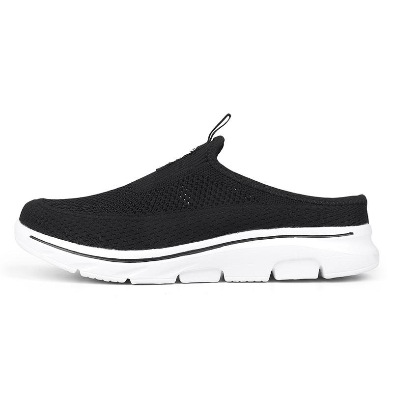 Plus Big Size 48 49 Summer Men Half Shoes Slip On Mesh Slippers Slides Lightweight Comfortable Breathable Dropshipping