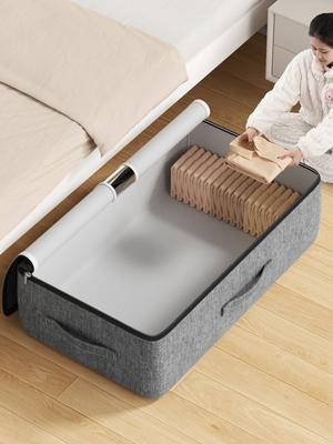 Foldable Bed Bottom Clothing Storage Bag Large Capacity Clothing Dust Bag Blanket Quilt Sorting Bag Bedroom Closet Organizer Bag