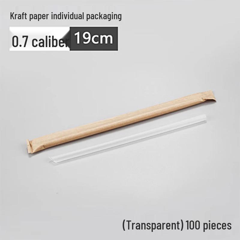 

Miaojiayi Individually Wrapped Disposable Plastic Straws