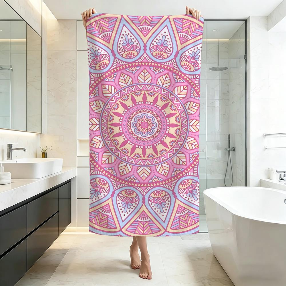 Mandala Towel Five-Star Hotel Quality Eco-Friendly Ultra Soft Thick Towels & Beach Towels
