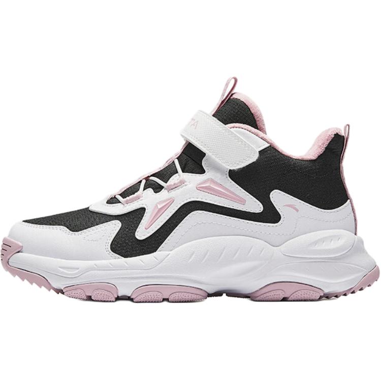 

Anta Детская Мода Универсальные Нескользящие Износостойкие Дышащие Полуботинки Повседневная Обувь для Детей Черный Белый A22446932-7 39