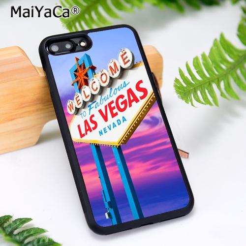 MaiYaCa Las Vegas Sign LIGHTS Nevada Phone Case For iPhone 17 Air 16 15 14 11 12 13 Pro MAX Plus coque Cover Shell