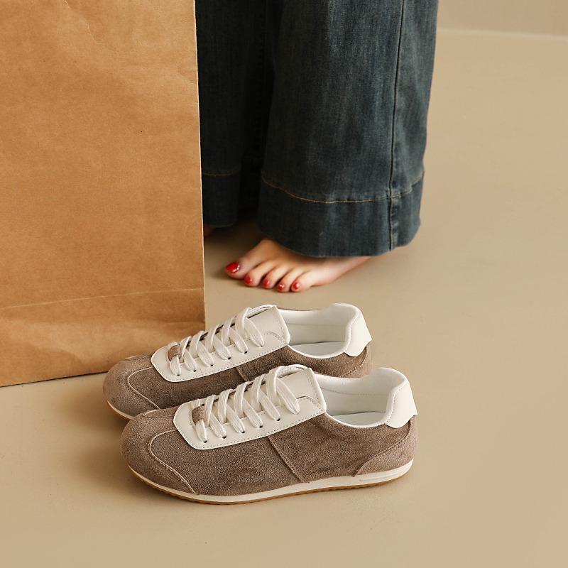 Soft-soled German Training Shoes Women's Casual 2026 New Spring Platform Heightened Light Sports Shoes