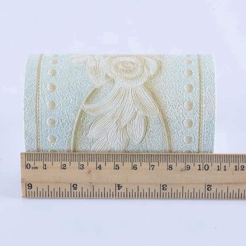 5M Waterproof Waistline Wallpaper Toilet Bathroom Self Adhesive Skirting Lines Decor Baseboard Corridor Floor Border 3D Stickers