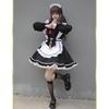 Maid Lolita Bow Open Long or Short for School and Socks Sleeve Size [RPFLQ] Women's Costume, Style, Tie, Chest, Apron, Sleeves, Ruffles, Cute, Moe,