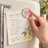 Hand Painted Flower Magnets 12Pcs Resin Epoxy Floral Refrigerator Magnet, Pattern Fridge Decorative Round Magnetic Decoration for Kitchen Office