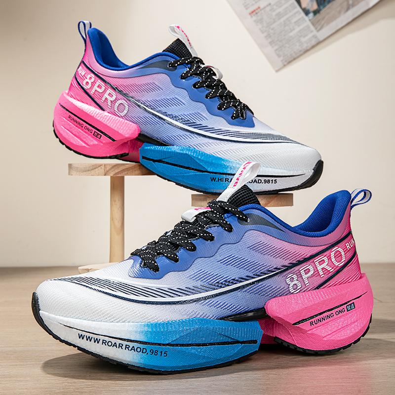 Scarpe da Corsa Unisex Specialità Maratona Sport Uomo Traspiranti Leggere Piastra in Carbonio Donna Comfort Atletiche Antiscivolo Sneakers