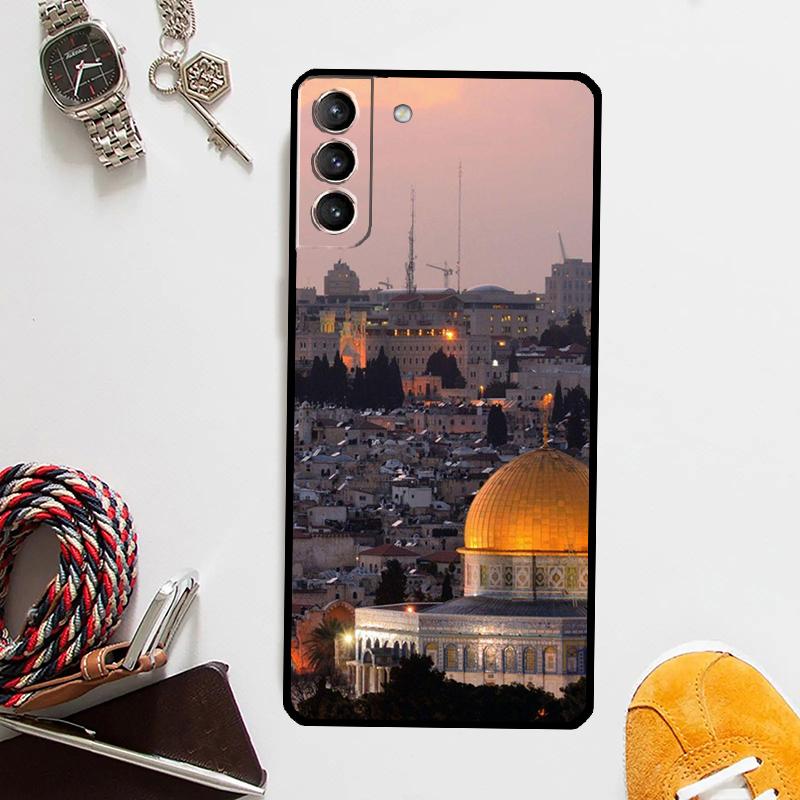 Jerusalem Building Case For Samsung Galaxy S25 Ultra S20 S21 S22 S23 Plus S24 Ultra S9 S10 S25 FE Cover Coque