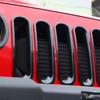 ABS Car Headlight Decorative Cover Grille Decoratiion Stickers For Jeep Wragnler JK 2007-2017 Car Exterior Accessories