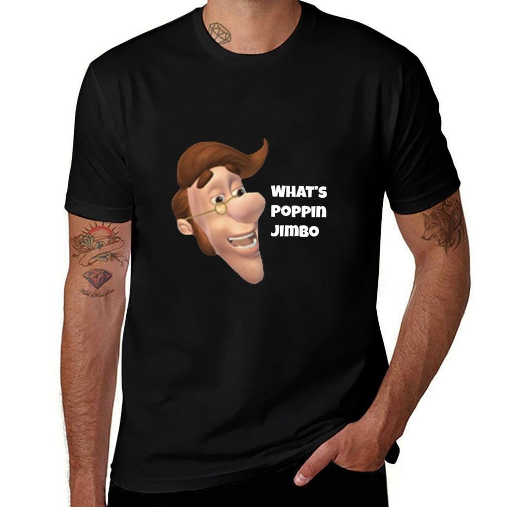 Whats poppin jimbo meme TShirt Lightweight Casual Summer TShirt