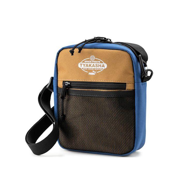 

Puma X Tyakasha Collaboration Fashion Color Block Zipper Closure Polyester Chest Bag Crossbody Shoulder Bag Unisex bags 076708-01 Glacier Blue/Brick Red/Brown