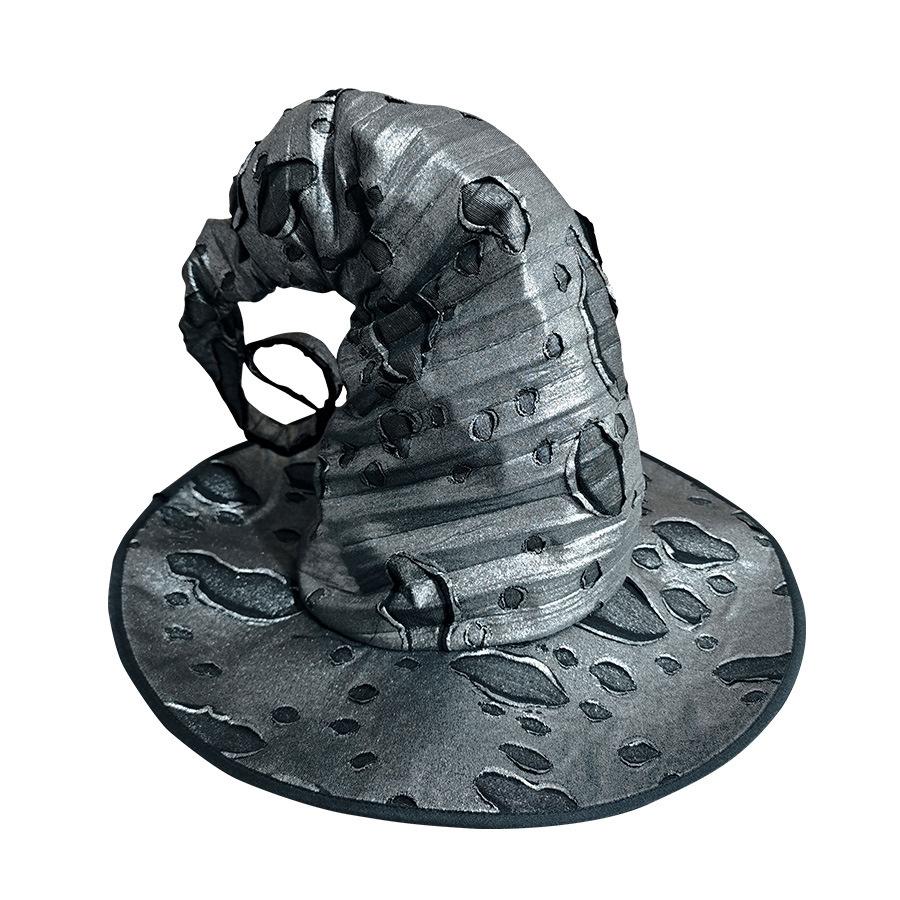 

Шляпа ведьмы на Хэллоуин для костюмированной вечеринки, фиолетовая спиральная шляпа, украшение, реквизит для косплея для взрослых женщин и мужчин, аксессуар для игры Кошелек или жизнь