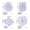 Heart Jar Epoxy Resin Casting Mould DIY-Ashtray Jewelry Trinket-Containers Mold