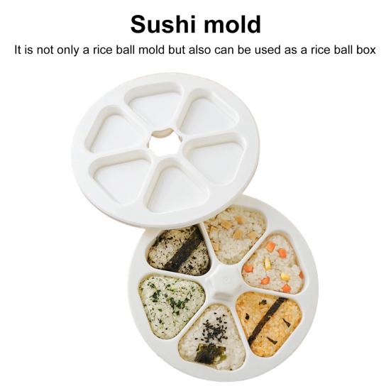Sushi Mold Triangle Onigiri Mold Bento Box Japanese Sushi Making Kit Sushi Press Maker Rice Ball Box