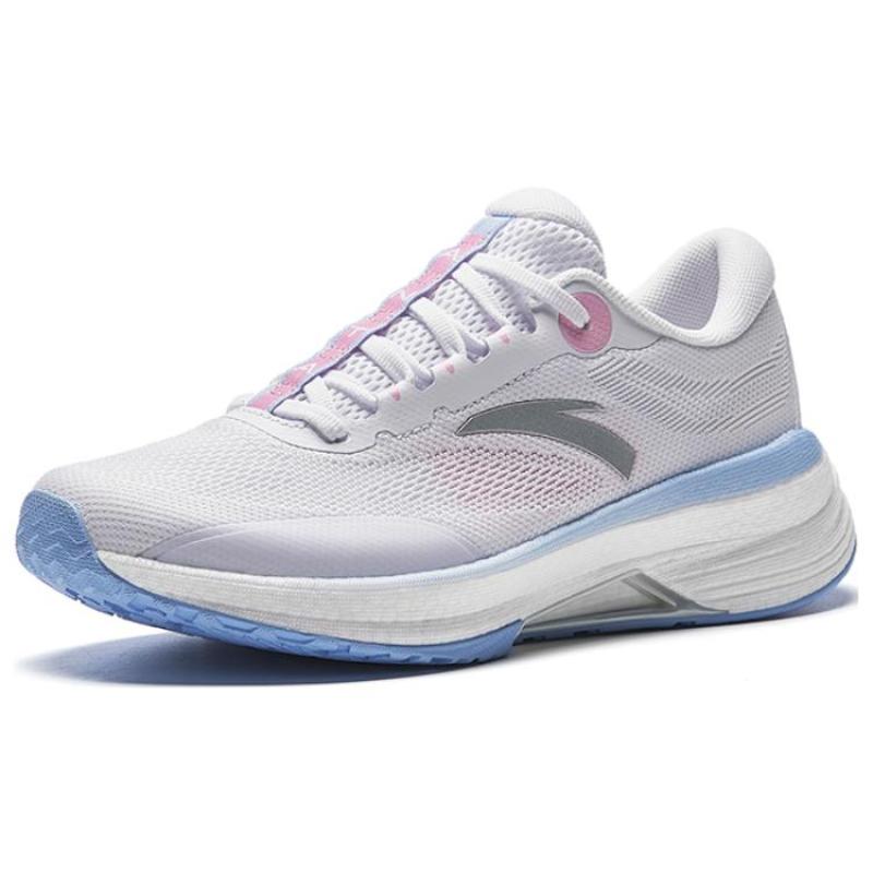 Anta Anti-Slip And Wear-Resistant Lightweight Low-Top Running Shoes Women's Blue Pink Sneakers 122335585-1