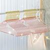 10Pcs Transparent Clothes Hanger, Home Clothes Hanger, No Marks, Anti Slip Clothes Hanger, Clothes Drying Support