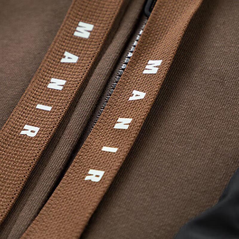 PNJ Herren Kapuzenjacke im Faux-Zweiteiler-Look, locker geschnitten, mit Fleecefutter, dick