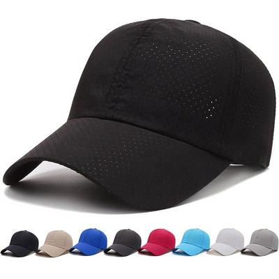 New Punched Hat Men's and Women's Outdoor Baseball Cap Sunscreen Cap Spring and Summer Breathable Sun Hat