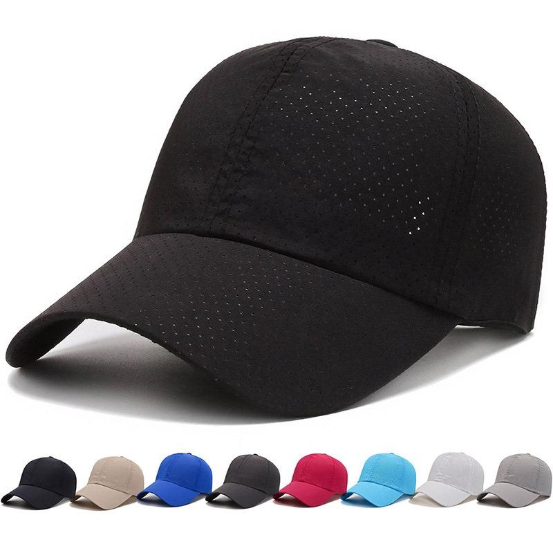 New punched hat men's and women's outdoor baseball cap sunscreen cap spring and summer breathable sun hat