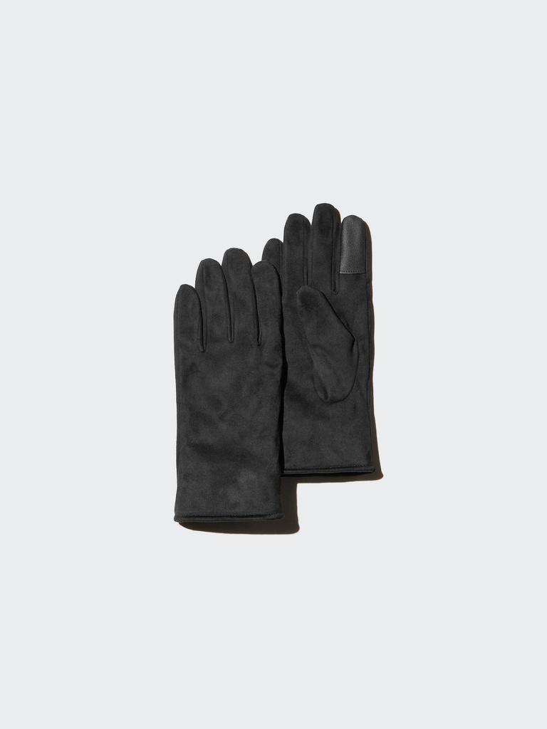 Uniqlo Heattech Lined Suede Touch Gloves