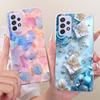 Transparent For Samsung Galaxy A72 4G Case Cute Fashion Flowers Funny Painted Casing For Samsung A72 4G SM-A725M SM-A725F Cover