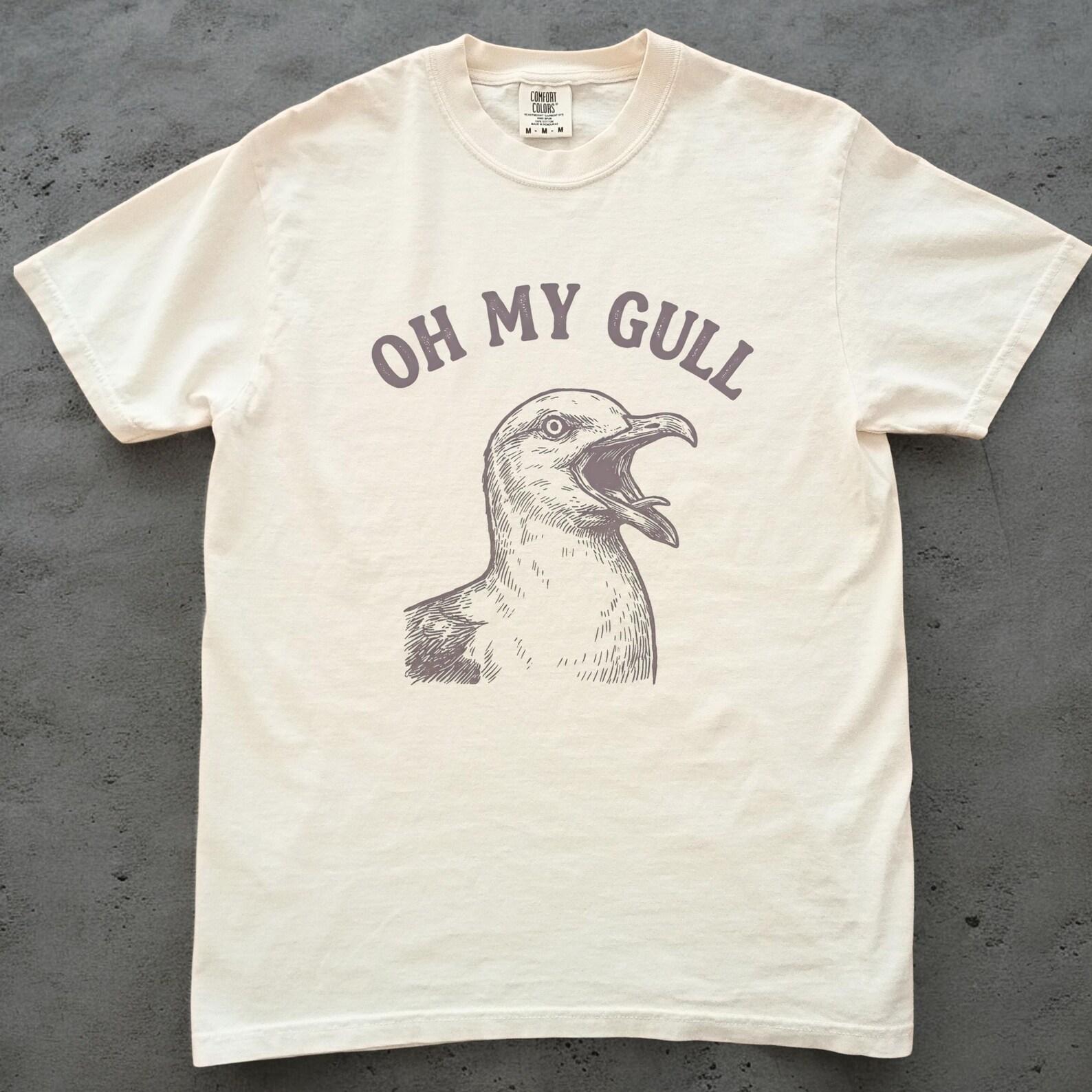 Oh My Gull Seagull Shirt, Funny Bird Shirt Unisex, Comfort Colors Tee, Beach Lover Gift, Funny Beach Shirt, Ocean Shirt, Bird Lover Gift S