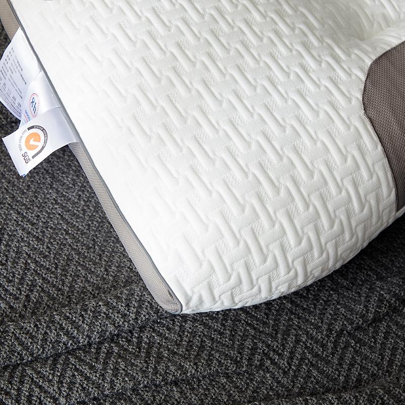 Gestricktes Tiefschlaf-Nackenstützkissen - Nicht kollabierender Kern für die Halswirbelsäule, Ideal für Erwachsene & Studenten