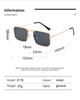 Fashion Rectangle Sunglasses Men Women Vintage Square Driving Sun Glasses Brand Square Sun Glasses for Men Shades Female Eyewear