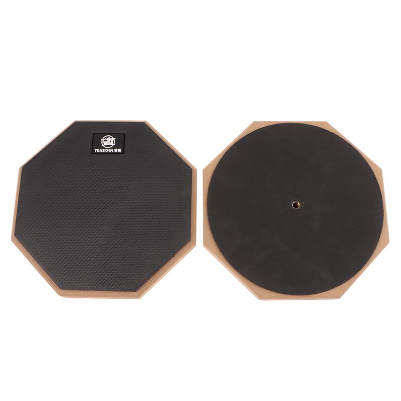 8palcový bubnový pad gumový dřevěný tichý cvičný pad pro snare buben tréninkový tichý pro jazzové bicí cvičení pro začátečníky