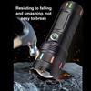 Zoom Flashlight Multi Lighting Modes White Light Flashlight 10200mAh Battery Far Near Illumination for Travel Camping Fishing