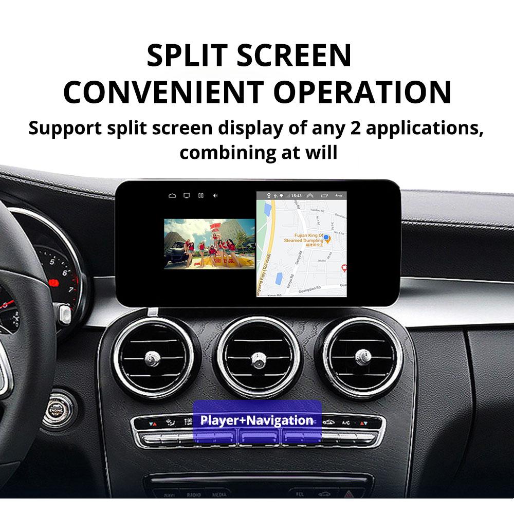 10.25'' 6+128G Android13 Car Multimedia Player For Mercedes A Class W176 LHD 2013-2018 NTG 4.5 5.0 Carplay GPS Navi BT
