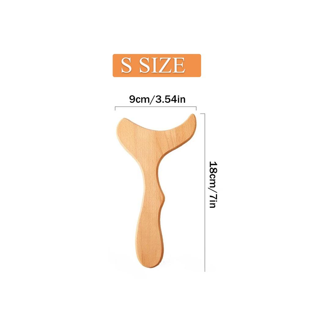 Holztherapie Massagegerät Holz Lymphdrainage Massager Körperformungswerkzeuge für Maderoterapy, Gua Sha, Muskelentspannung