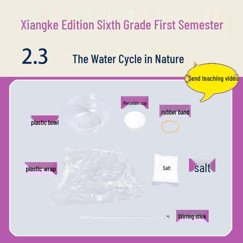 Xiangke 6th Grade Science Kit: Water Cycle Experiment