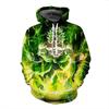 3D Super Anime Super Saiyan BROLI Tryckt Herrmode Långärmad Huvtröja Dragon Z Pullover Tröja